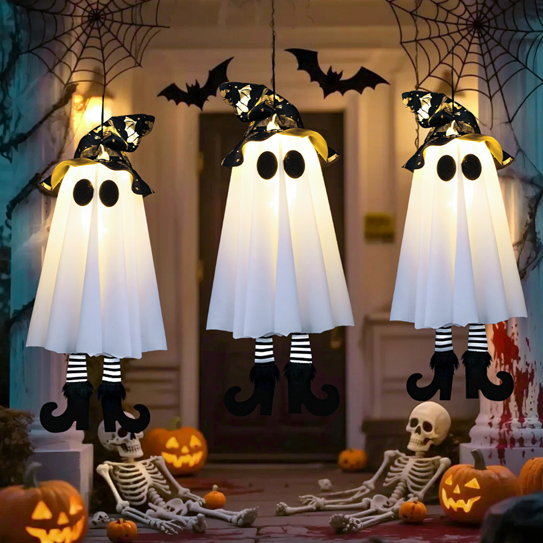 Outdoor Lighting On House - 1/3 szt. Halloweenowe lampki LED, wiszące