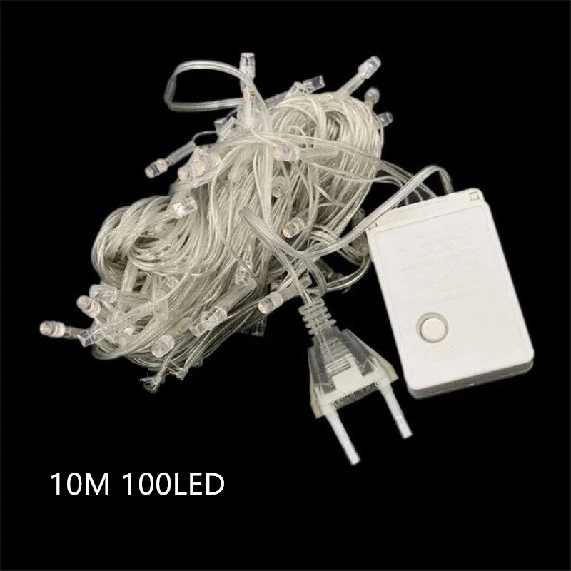 Outdoor Lighting On House - 110V 220V 10M 100 LED Lampki