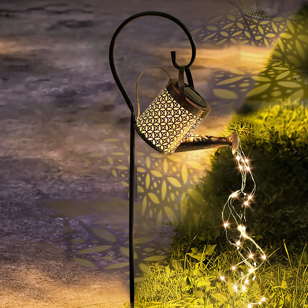 Outdoor Lighting Bronze - Lampy solarne LED Zewnętrzna konewka Światło