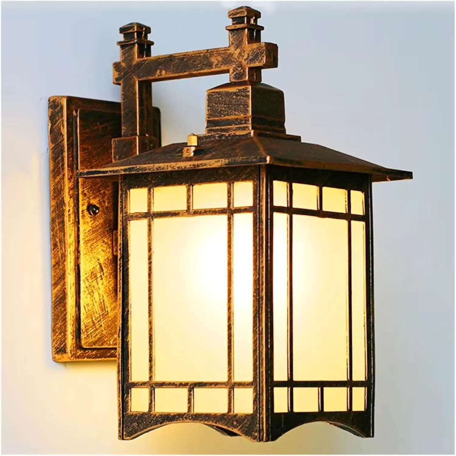 Outdoor Lighting Bronze - Lampa ścienna wodoodporna, nowoczesna, do użytku