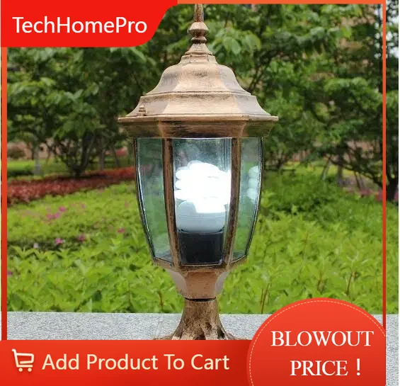 Outdoor Lighting Bronze - Lampa Ogrodowa TechHP Antyczny Mosiądz Krajobrazowa