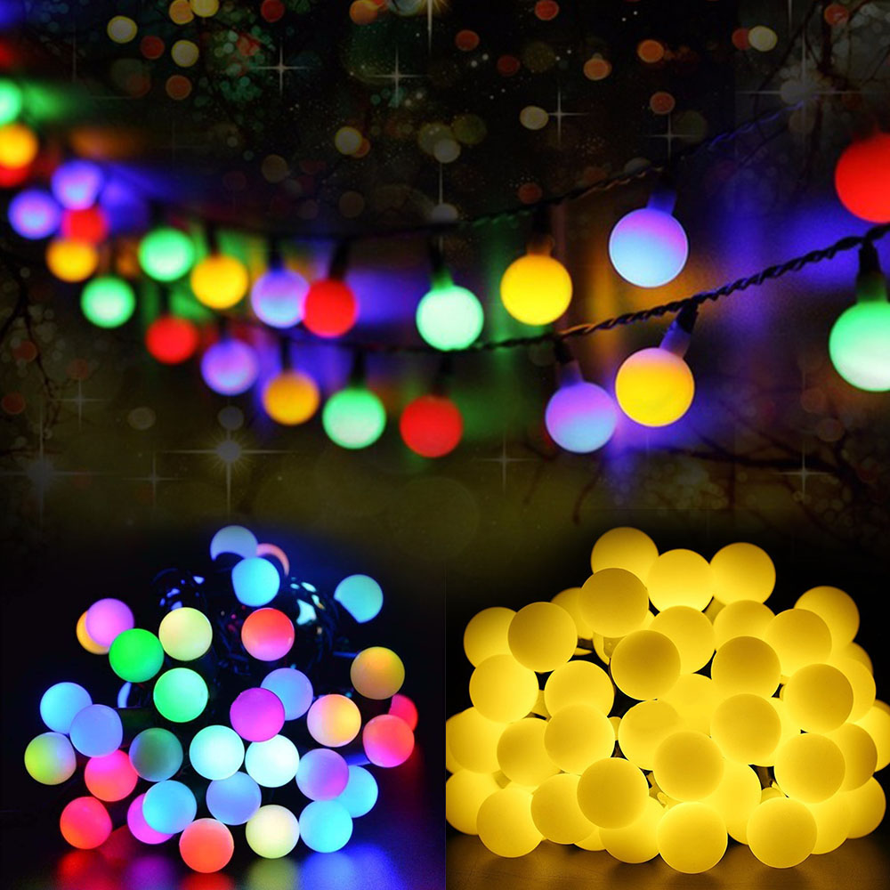 Xmas Outdoor Lighting Decorations - Multicolor 50Leds lampa słoneczna seria wodoodporna