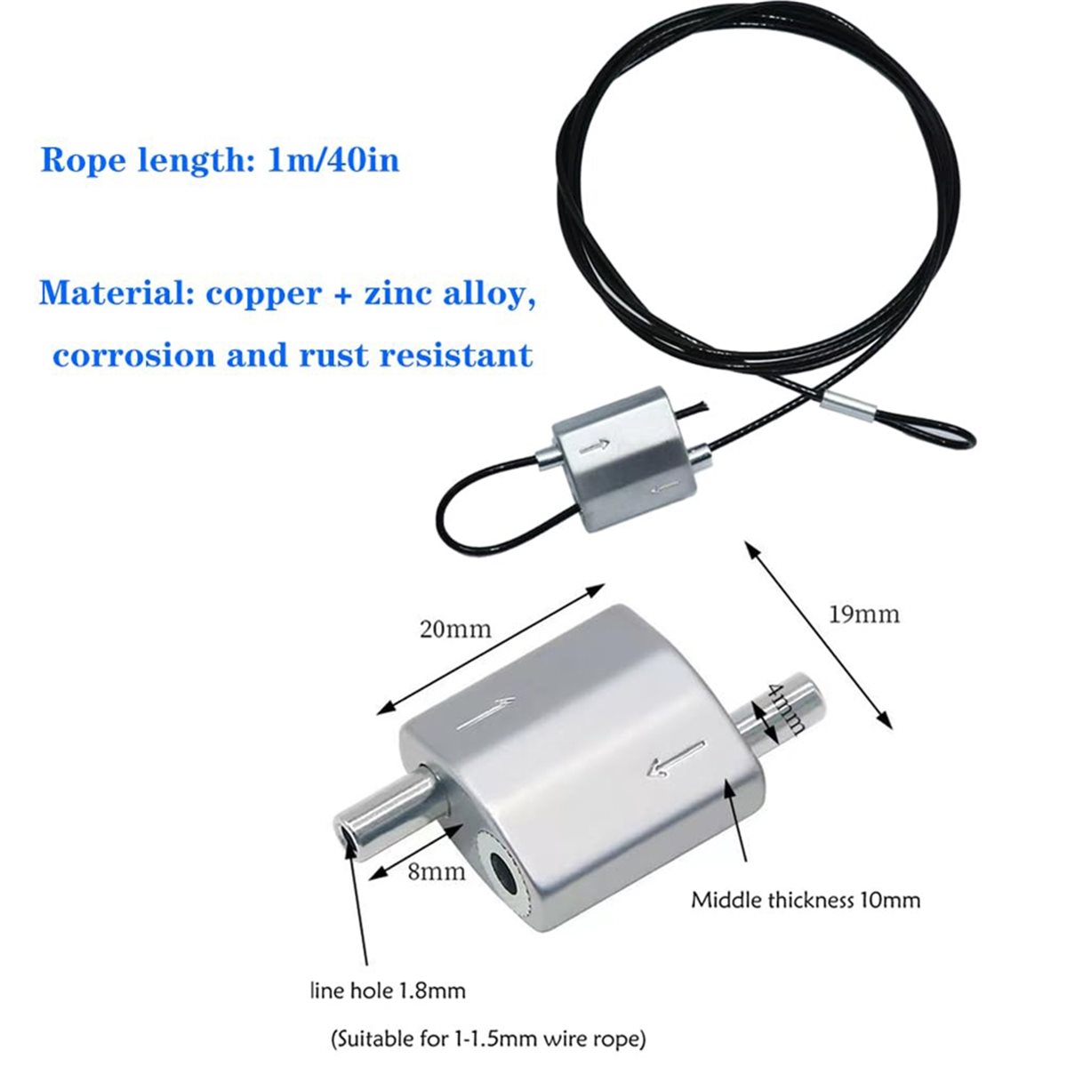 Outdoor Lighting Cable - 618 Mega Wyprzedaż 10 szt. Stalowych