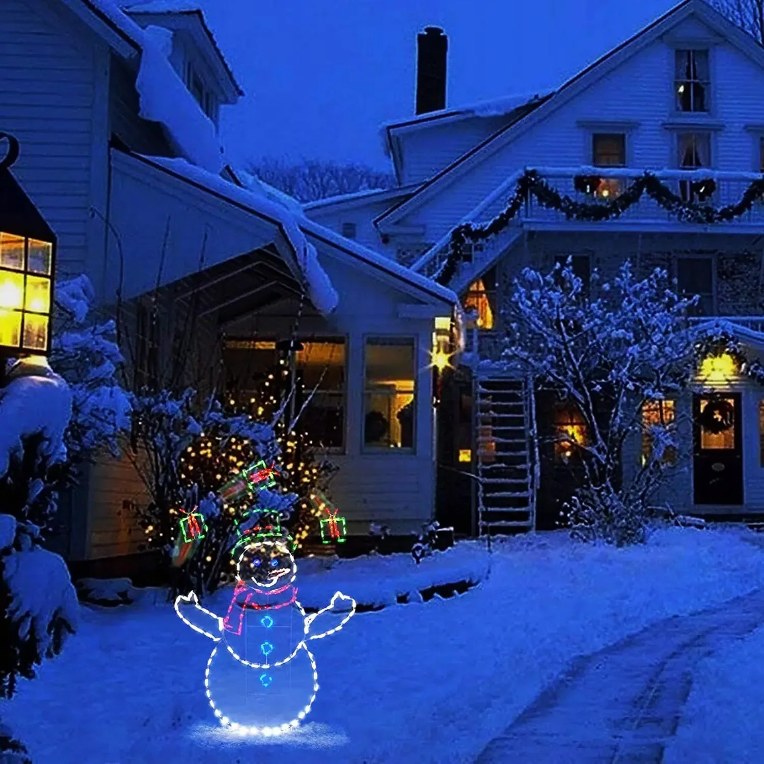 Animowany Śnieżynka Świetlna L – Xmas Outdoor Lighting Decorations recenzja i cena