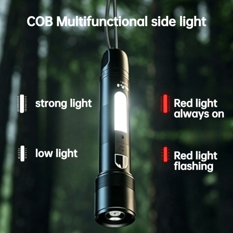 Wielofunkcyjna latarka LED z r – Outdoor Lighting For Camping recenzja i cena