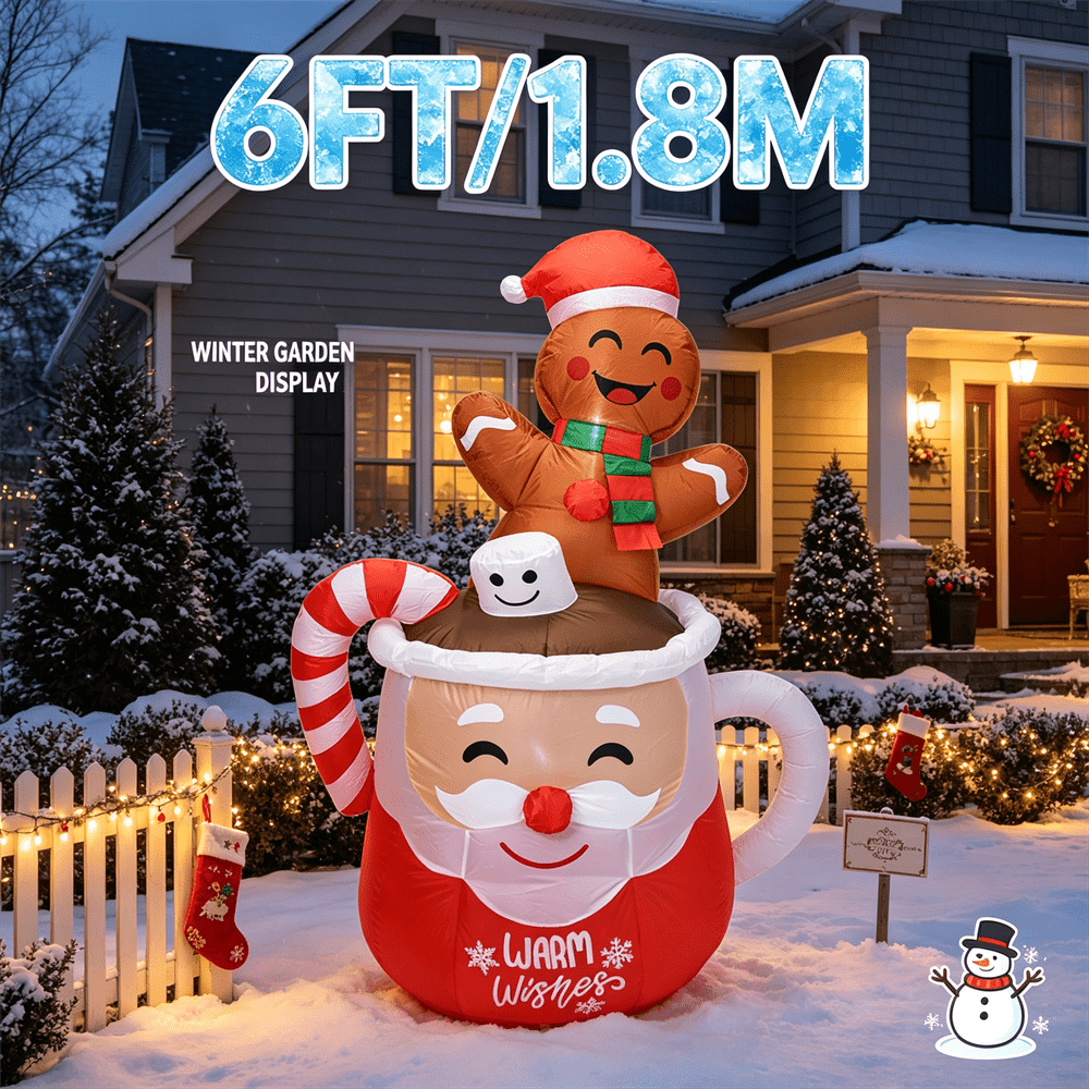 6-stopowa dmuchana dekoracja ś – Xmas Outdoor Lighting Decorations recenzja i cena