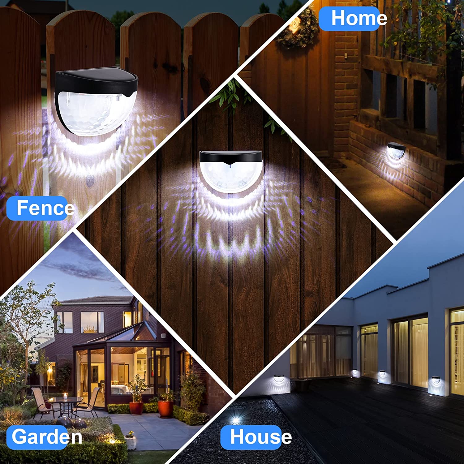 Zewnętrzne lampy solarne LED,  – Outdoor Lighting On House recenzja i cena