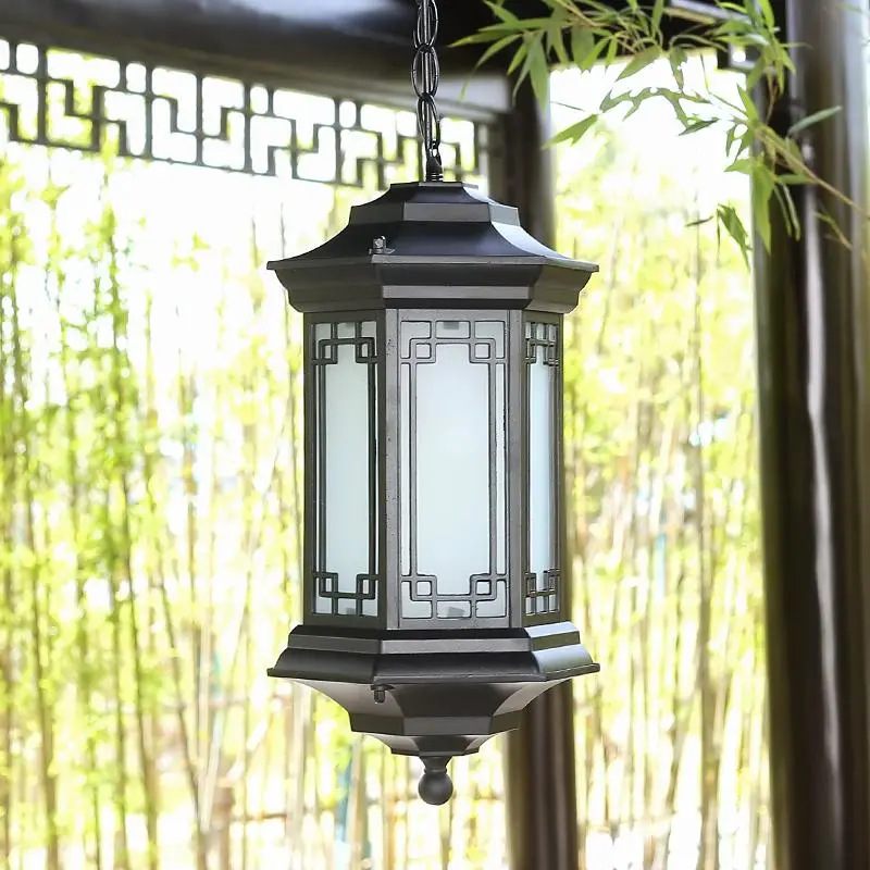 Retro Chiński Styl Balkonowy Ż – Outdoor Lighting Chandelier recenzja i cena