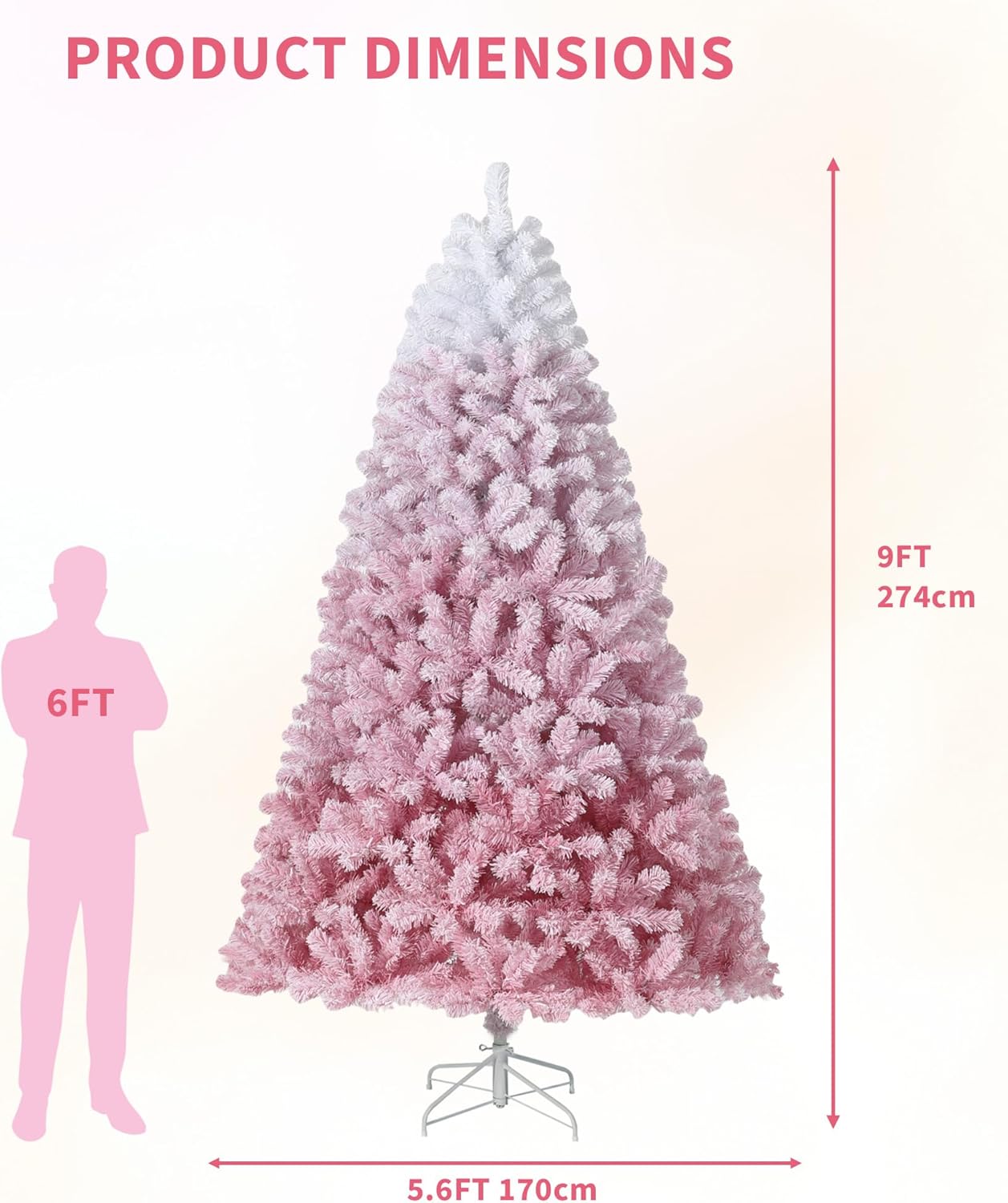 Sztuczna choinka o wysokości 9 – Xmas Outdoor Lighting Decorations recenzja i cena