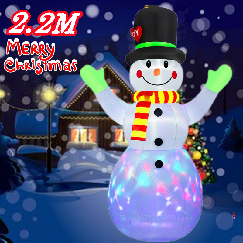 2,2 m/7 stóp świąteczny dmucha – Xmas Outdoor Lighting Decorations recenzja i cena