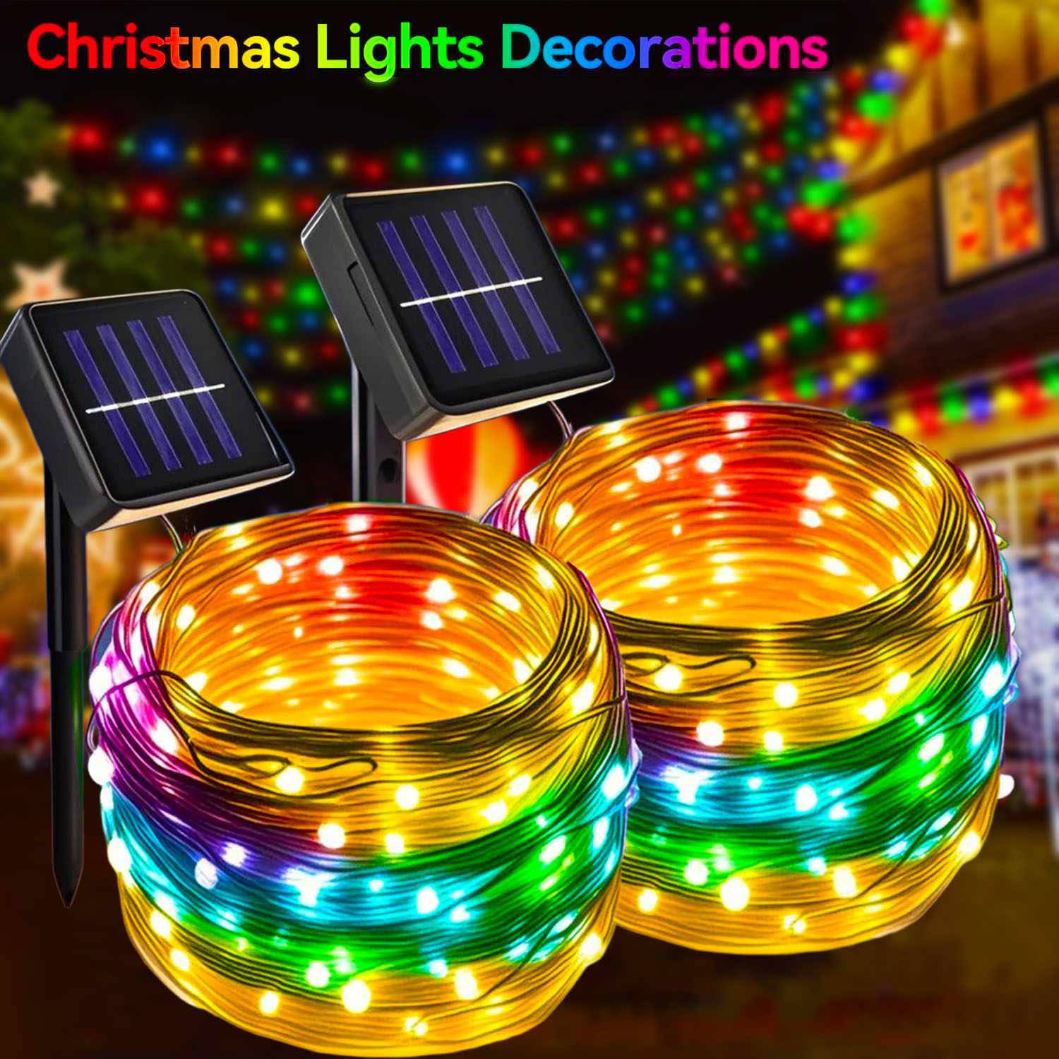 Świąteczne solarne lampki sznu – Xmas Outdoor Lighting Decorations recenzja i cena