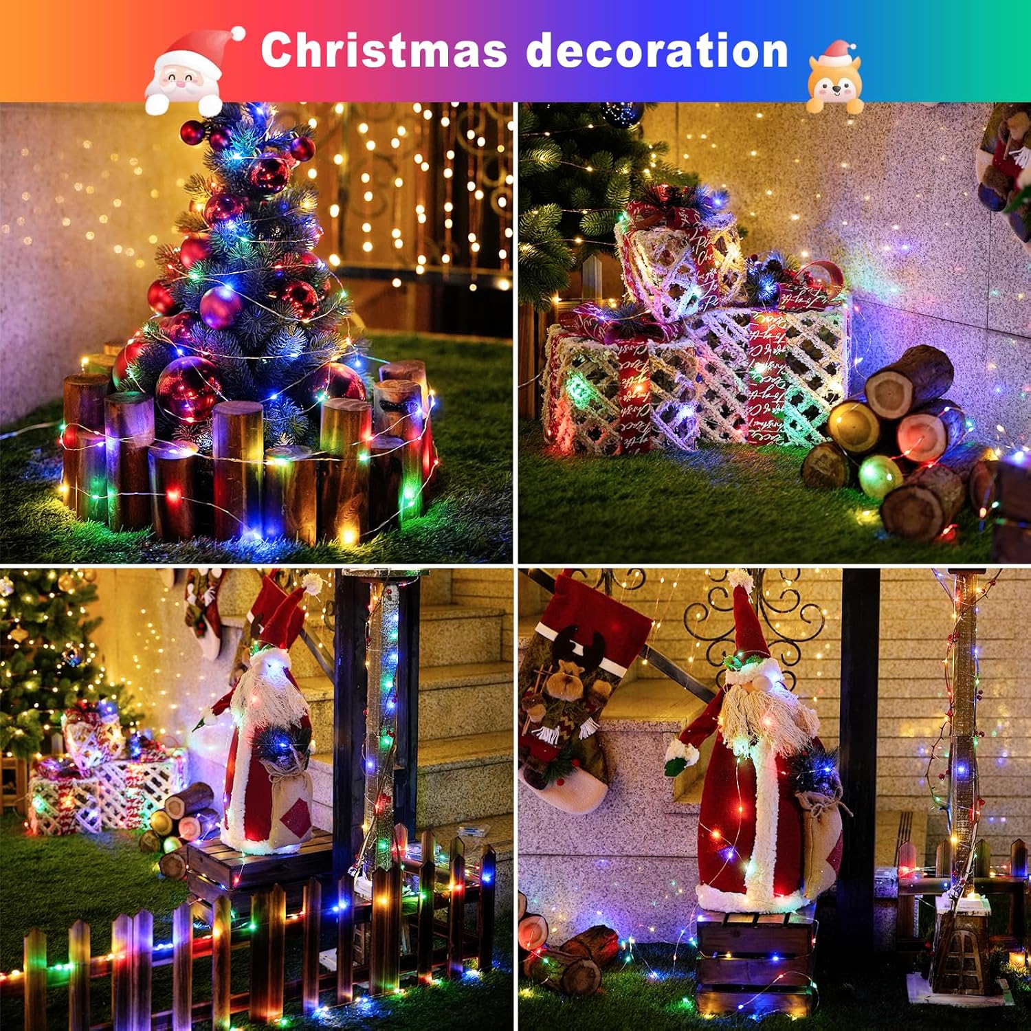 Świąteczne solarne lampki sznu – Xmas Outdoor Lighting Decorations recenzja i cena
