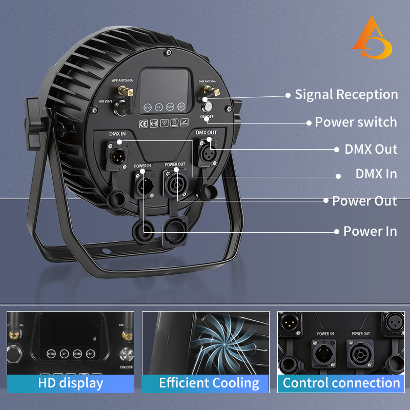 Wodoodporne IP65 12x18W 6w1 Ak – Outdoor Lighting On House recenzja i cena