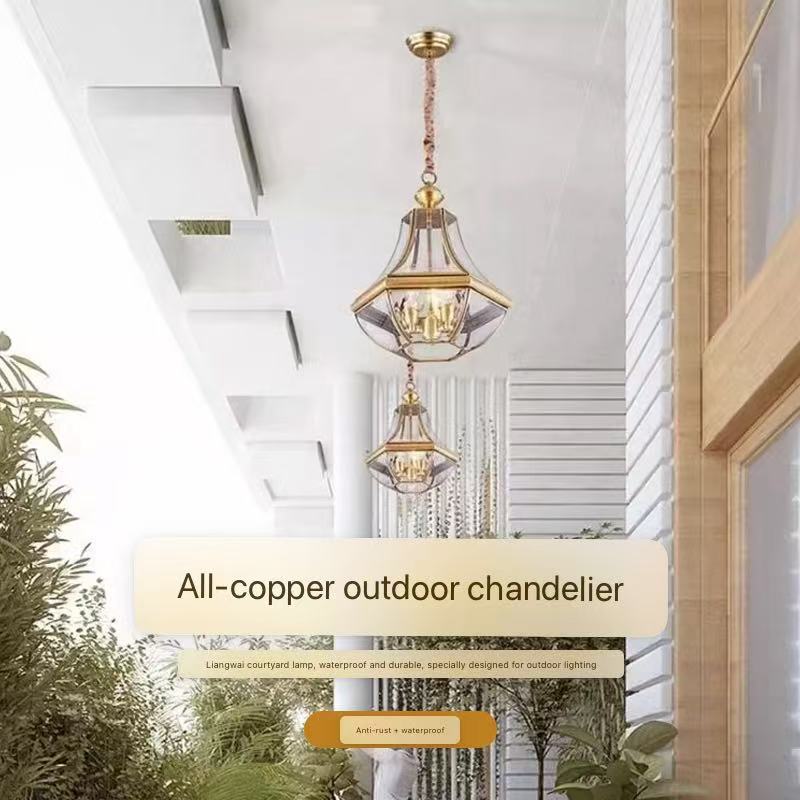 Zewnętrzna wodoodporna lampa w – Outdoor Lighting Chandelier recenzja i cena