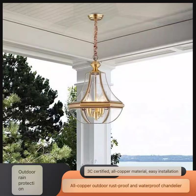 Zewnętrzna wodoodporna lampa w – Outdoor Lighting Chandelier recenzja i cena