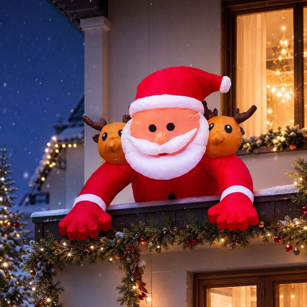 1,8-metrowy dmuchany Święty Mi – Xmas Outdoor Lighting Decorations recenzja i cena