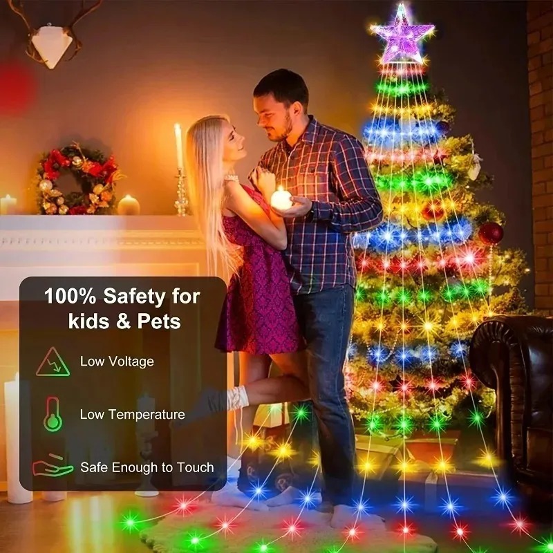 Zasilane przez USB 200LED Lamp – Xmas Outdoor Lighting Decorations recenzja i cena