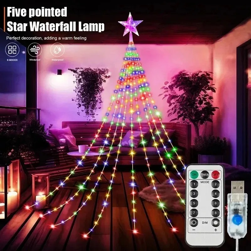 Zasilane przez USB 200LED Lamp – Xmas Outdoor Lighting Decorations recenzja i cena