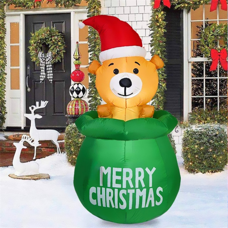 5FT Świąteczna nadmuchiwana to – Xmas Outdoor Lighting Decorations recenzja i cena