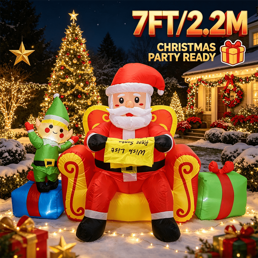7-stopowa dmuchana dekoracja ś – Xmas Outdoor Lighting Decorations recenzja i cena