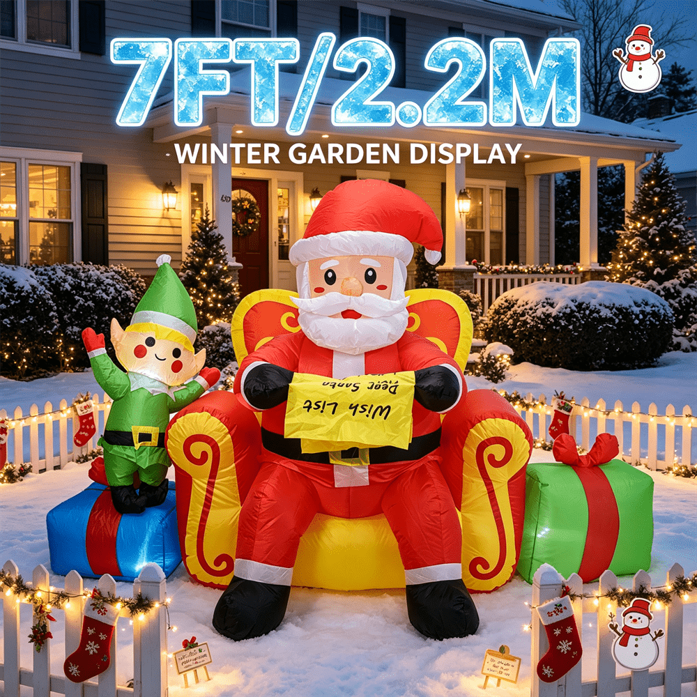 7-stopowa dmuchana dekoracja ś – Xmas Outdoor Lighting Decorations recenzja i cena