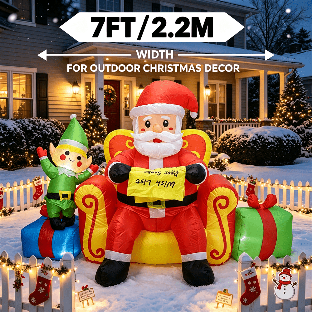 7-stopowa dmuchana dekoracja ś – Xmas Outdoor Lighting Decorations recenzja i cena
